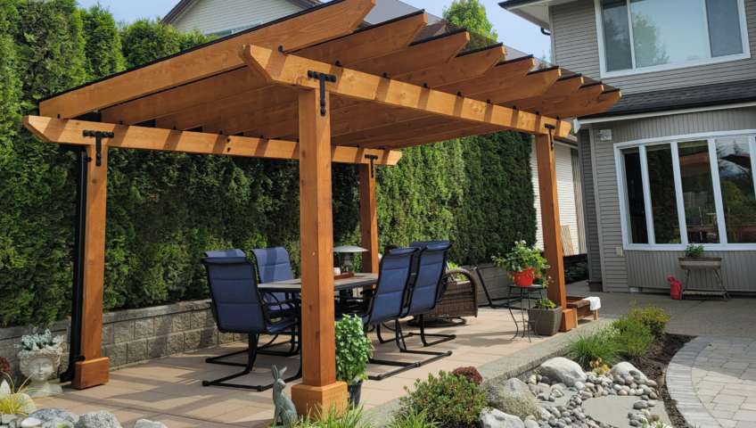 vancouver landscape woodwork pergola